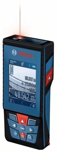 Bosch blau glm 100-25 c | professioneller Laser-Entfernungsmesser | 3 x 1,5 V LR6-Batterie (aa) | ip54 - 0601072y00