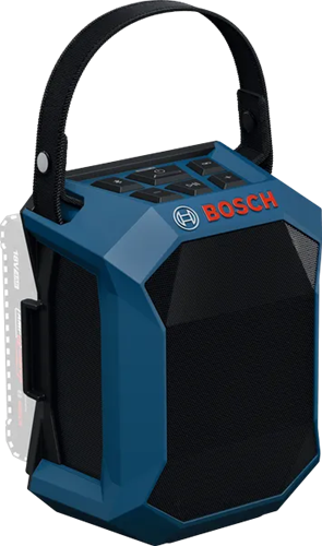 Bosch blauer GPB 18V-1C Akku-Lautsprecher | inkl. Tragegriff | ohne Akku und Ladegerät - 06014a7000