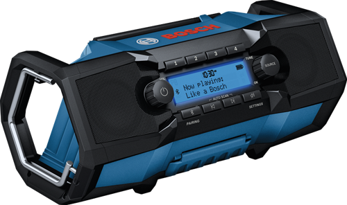 Bosch Blue GPB 18V-3SC Batterieradio | UKW, DAB+ und Bluetooth | ohne Batterien und Ladegerät - 06014a3300