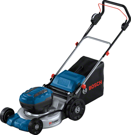 Bosch blauw bosch professional gra 18v2-46 - accu grasmaaier - exclusief accu en lader - inclusief opvangzak 60l - mulchaccessoire