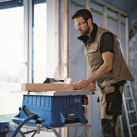 Bosch blau gts 18v-216 | Akku-Tischkreissäge | Biturbo | Körper | ohne Batterieladegeräte - 0601b44000