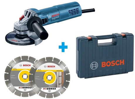 Bosch Blue GWS 880 Profi-Winkelschleifer | 125mm | + 2 Diamantscheiben im Koffer - 060139600b
