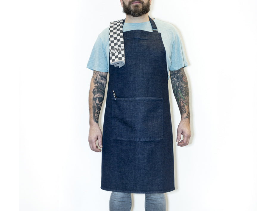 Bo-Rüsselkäfer-Schürze – Denim – Bio-Baumwolle