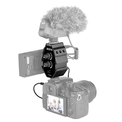 Boya Audio-Adapter BY-MP4 für Smartphone, DSLR, Camcorders und PC