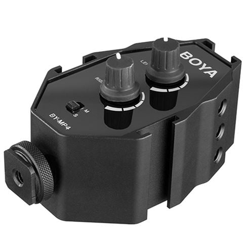 Boya Audio-Adapter BY-MP4 für Smartphone, DSLR, Camcorders und PC