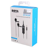 Boya-Duo Lavalier-Mikrofon BY-M1DM für Smartphone, DSLR, Camcorders und PC