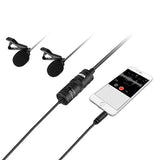 Boya-Duo Lavalier-Mikrofon BY-M1DM für Smartphone, DSLR, Camcorders und PC