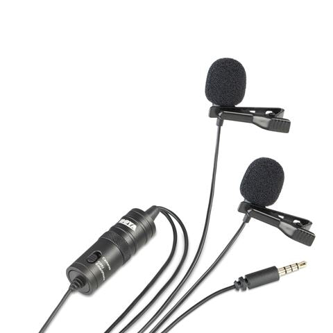 Boya-Duo Lavalier-Mikrofon BY-M1DM für Smartphone, DSLR, Camcorders und PC