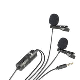 Boya-Duo Lavalier-Mikrofon BY-M1DM für Smartphone, DSLR, Camcorders und PC
