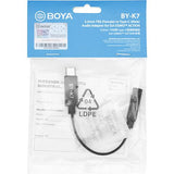 Boya Universal Adapter BY-K7 3,5 mm TRS zu USB-C für DJI Osmo-Aktion