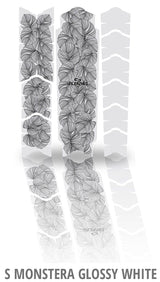 Unleazed Rahmenschutzfolie Monstera weiß glänzend