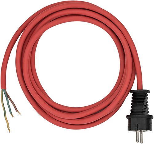 Brennerstuhl Anschlusskabel 3m rot h05rr-f 3g1,5 - 1160450