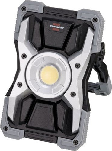 Brennerstuhl Akku-LED-Arbeitsleuchte rufus LED-Bauleuchte für Werkstätten (LED-Strahler mit Powerbank-Funktion, inkl. Ladekabel, Gehäuse aus Aluminiumdruckguss, 1500lm, IP65)