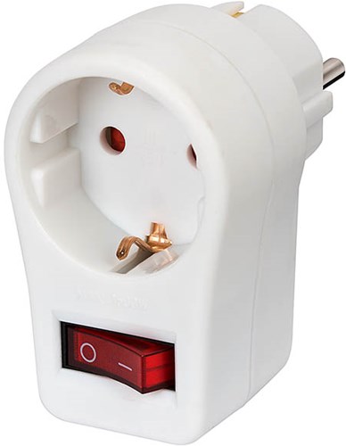 Brennerstuhl-Adapterstecker geerdet 1+ Schalter