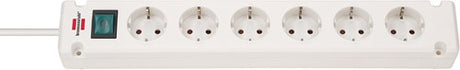 Brennerstuhl Bremounta-Steckdose 6-fach weiß 3m h05vv-f 3g1,5 - 1150650326