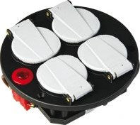 Brennerstuhl Steckdoseneinsatz 4-fach IP20 230V 16A Thermostat mit Kontrollleuchte - 1081080