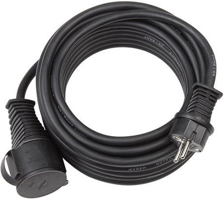 Brennerstuhl Verlängerungskabel für Baustelle IP44 25m schwarz h07rn-f 3g2,5 - 1166820