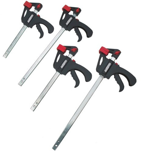 Brüder Mannesmann Schnellspanner-Set 4-teilig (Hobby) - 90304
