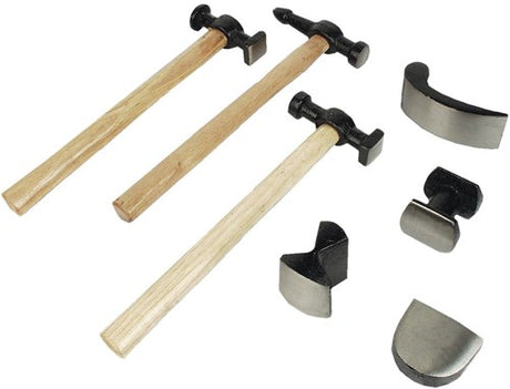 Brüder Mannesmann Ausbeulset 7-teilig (Hobby) - 207-r