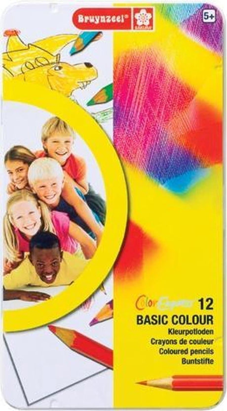 Bruynzeel – 12 Basis-Buntstifte in einer Dose