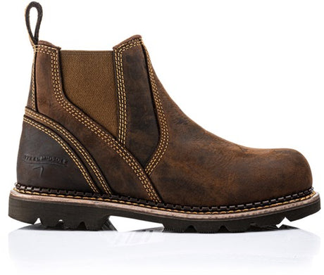 Buckbootz instapper b1555sm sb | bruin | maat 43 - 00.176.003.43