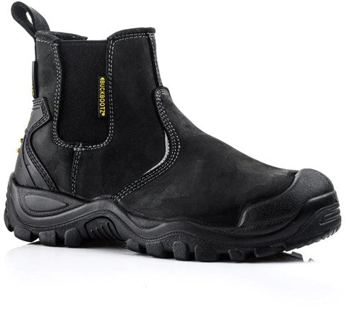 Buckbootz instapper bsh006 hoog s3 + kn | zwart bsh006bk | maat 42 - 00.176.027.42