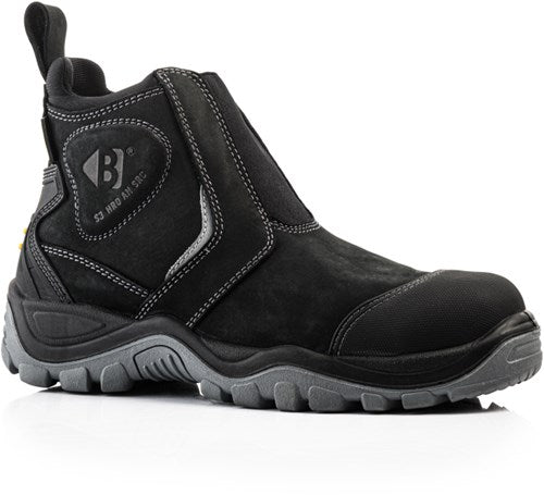 Buckbootz instapper buckshot bsh014 s3 | zwart | maat 45 - 00.176.117.45