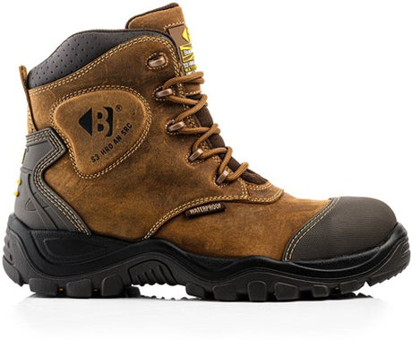 Buckbootz werkschoen buckshot bsh012 s3 hoog | bruin | maat 46 - 00.176.116.46