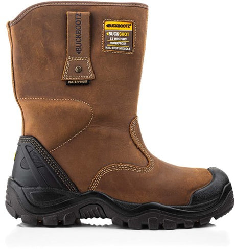 Buckbootz werkschoen buckshot werklaars bsh010 s3 | zwart | maat 45 - 00.176.069.45