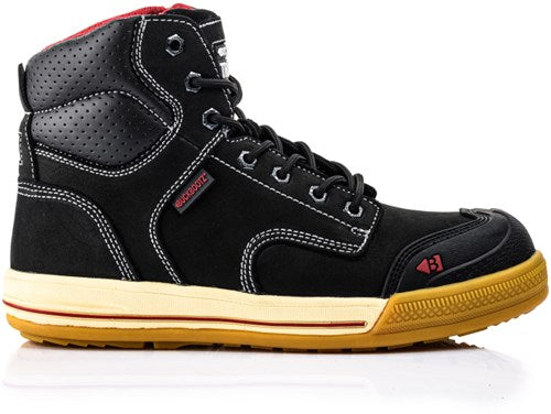 Buckbootz werkschoen largobay sneaker hoog eazy s3 | zwart | maat 44 - 00.176.077.44