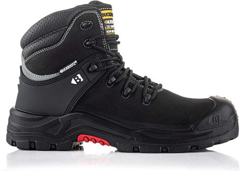 Buckbootz werkschoen nubuckz nkz102blk s3s 2.0 | zwart | maat 41 - 5055138023105
