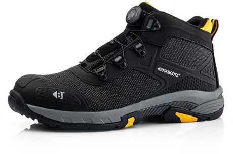 Buckbootz werkschoen tradez wheelz mid s1ps boa | zwart | maat 44 - 5055138026908