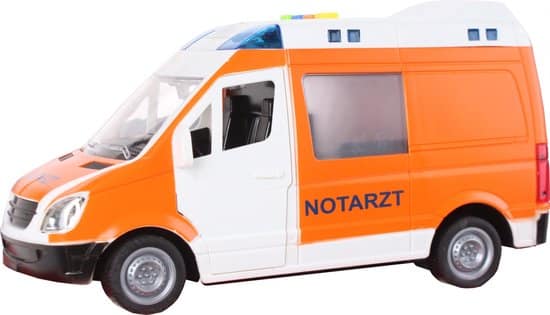 Toi-Toys Autos und Lastwagen Notartz mit Licht und Ton