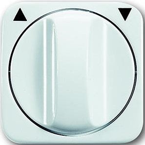 Busch Jaeger weiße Abdeckplatte + Drehschalterknopf – 4692065