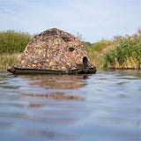 Buteo Fotosausrüstung drijfent schwimmend verstecken grebe