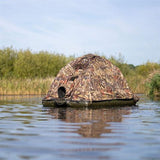 Buteo Fotosausrüstung drijfent schwimmend verstecken grebe
