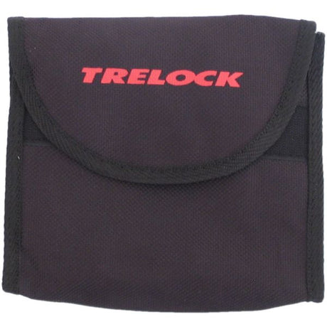 Trelock Ringslot Set Rs 430 einschließlich ZR 355 Inpeste -Kette (100 cm) - Schwarzrot