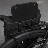 Urbansicherer recycelter Einzelfahrradbeutel Urban Proof Rolltop 20 Liter 30 x 15 x 42 cm - schwarz