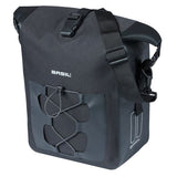 Basil Einzeltasche Navigator wasserdicht M Mik 12–15 l 17 x 28 x 34 cm – Schwarz
