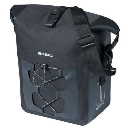 Basil Einzeltasche Navigator wasserdicht M Mik 12–15 l 17 x 28 x 34 cm – Schwarz