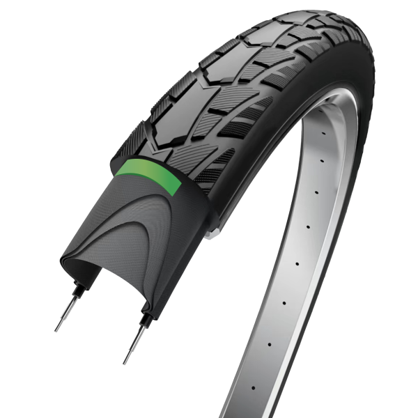 Edge-Außenreifen Performance Protect – Speed-Pedelec 28 x 1,75 47-622 – Schwarz mit Reflexion
