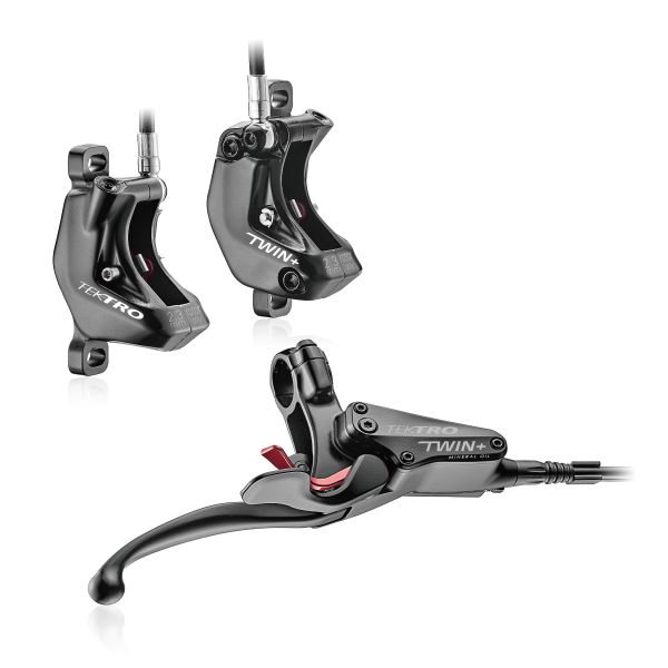 Tectro HD-E745 E-Cargo Aigura Right Hydraulic Brems-Set mit Splitter