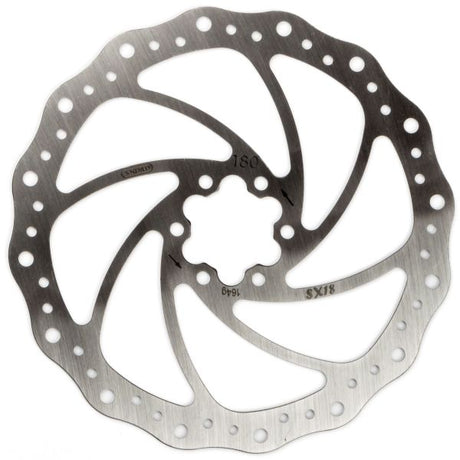 Bremsscheibe Elend SX18 180 mm 6-Nock Silber