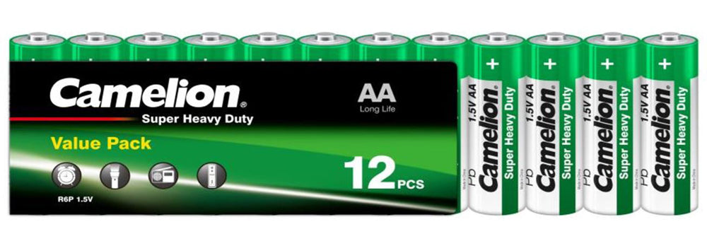 Camelion Batterien AA Mignon R6 (12 Stück)
