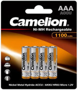 Camelion wiederaufladbare Batterien AAA Micro HR3 1100 mAh (4 Stück)