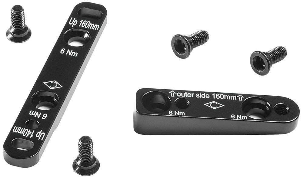 Campagnolo-Adapter (vorne) inkl. Ekar-Schrauben
