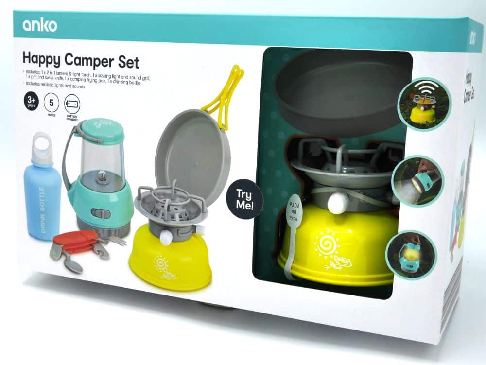 Playgo Happy Camping-Set mit Spielzeug-Gasbrenner
