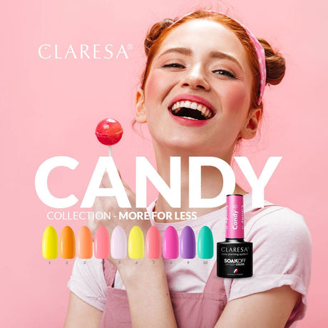 Claresa UV-LED-Gel-Nagellack, 5 ml, Candy 10