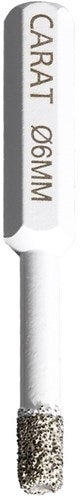 Carat carat tile natural stone drill bit dry ø6x60xhexagon - etd0060000