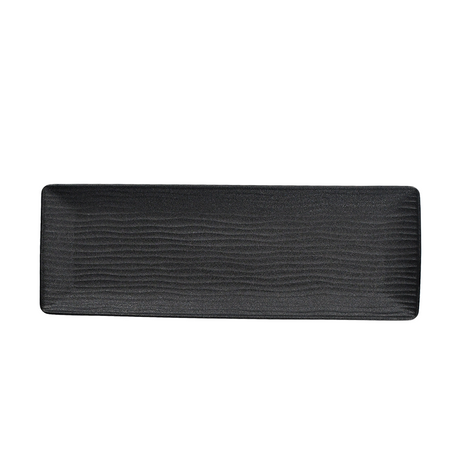 Cark serveerschaal ripple black 38x13cm